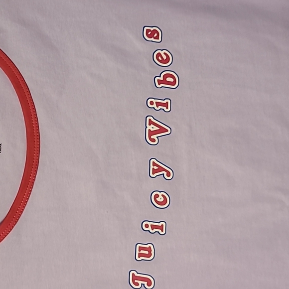 JUICY BY JUICY COUTURE WOMEN'S PLUS SIZE TOP SIZE 3X "JUICY VIBES" PINK/… - Picture 3 of 9